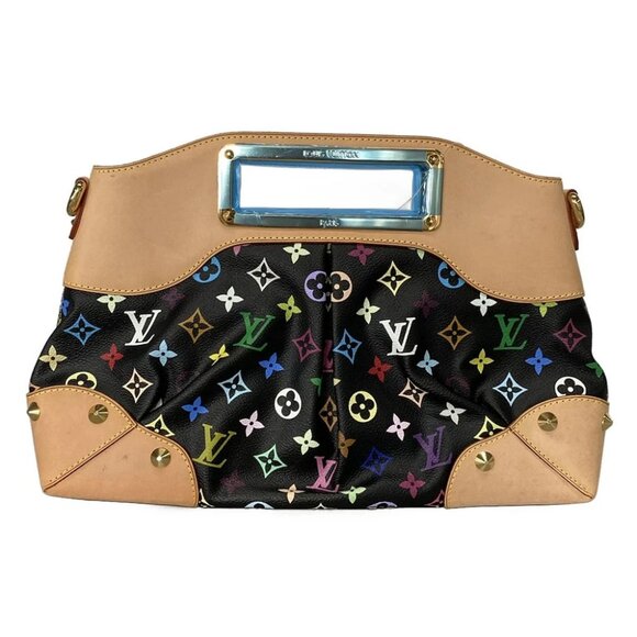 Louis Vuitton Handbags - Auth LOUIS VUITTON Judy MM  Noir Monogram Multicolore Handbag